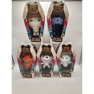 Deadly Bears Mini Figures Set of 5 Spekter, Squash, Vambear, Bundle, and Howler
